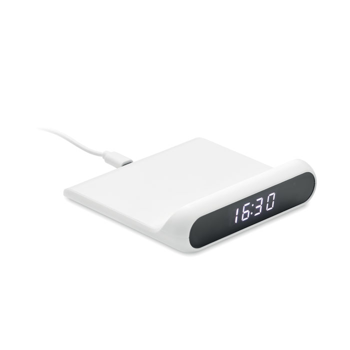LED Klok Draadloze Oplader 10W - Mortsel
