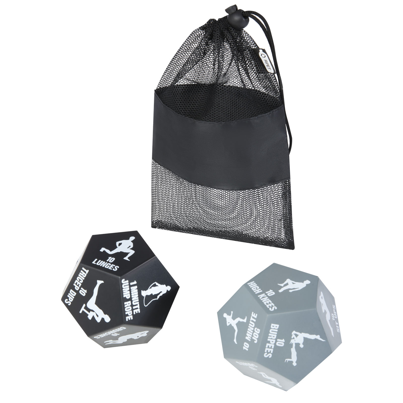 Dobbelstenen Fitness Spel Set - Hechtel-Eksel