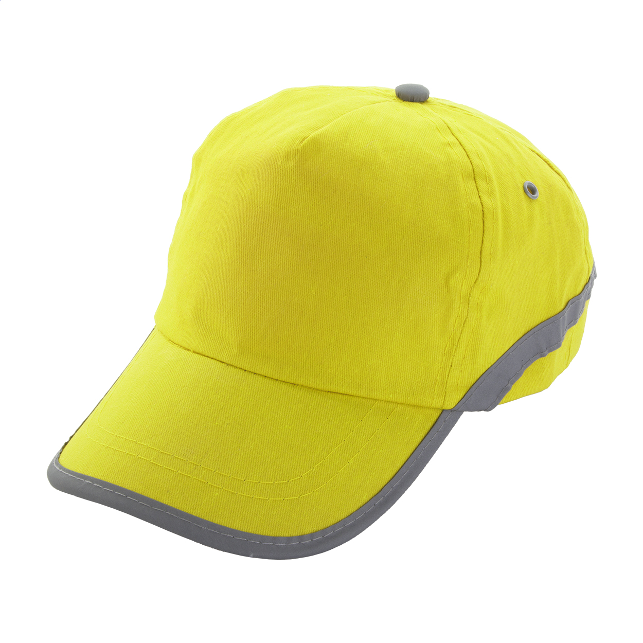 Vikap katoenen baseballpet met reflecterende band en logo bedrukken met logo
