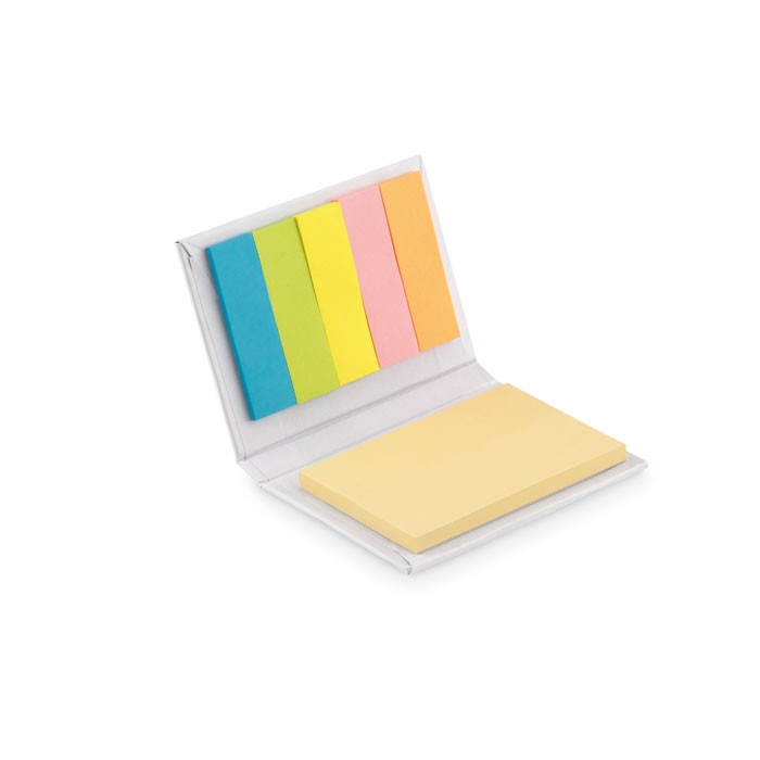 Grote Gele Memo Pad met Bladwijzers - Zwevegem