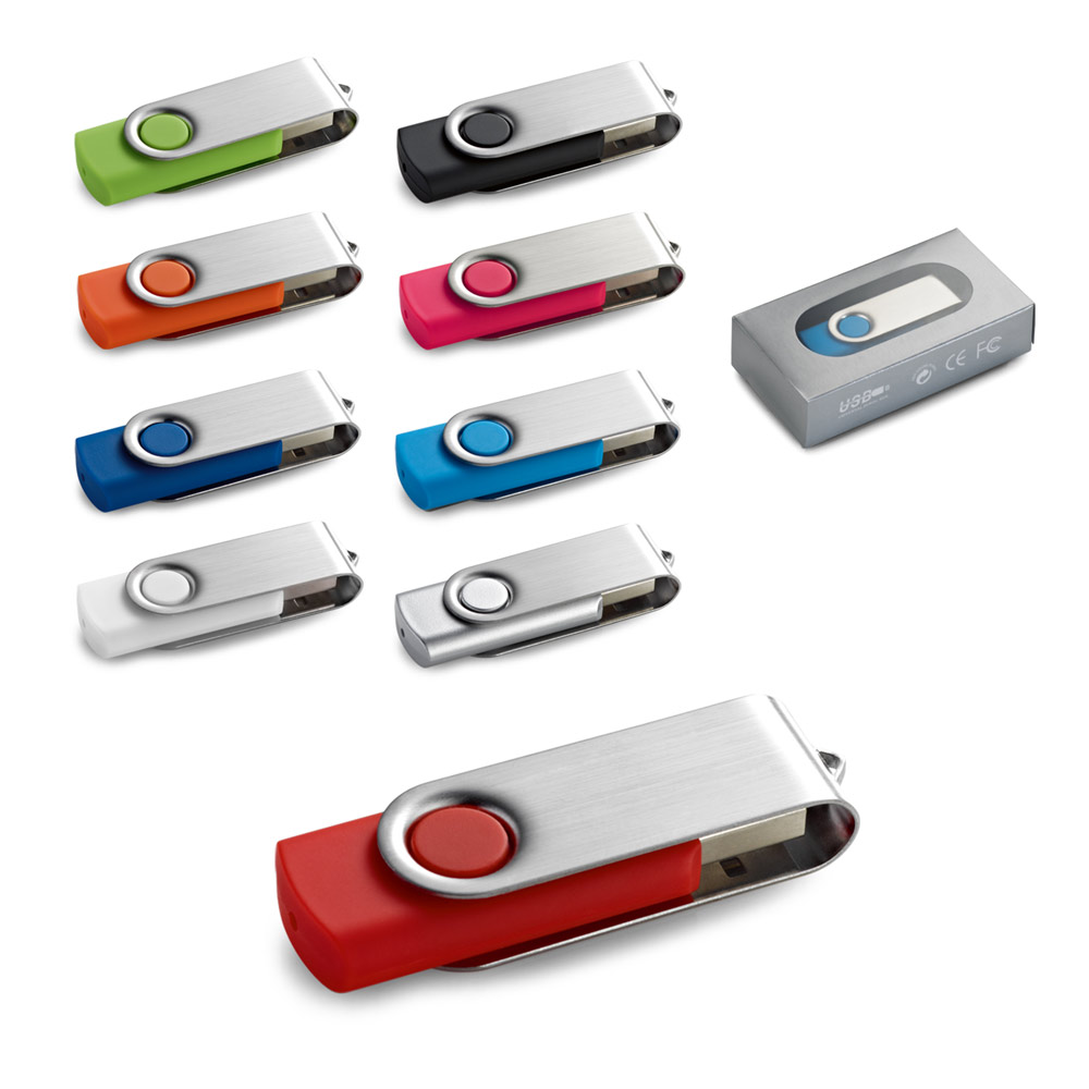 MetaalClip USB Stick 8GB - Blankenberge