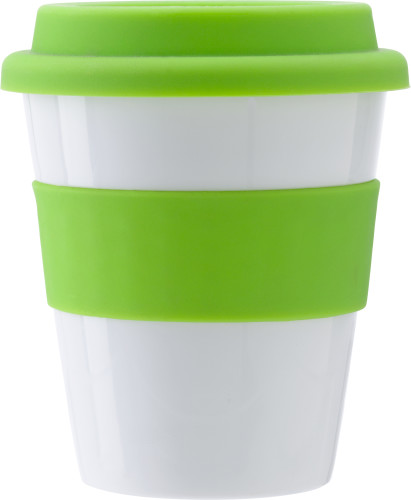PP plastic drinkbeker met siliconen band - Bertem