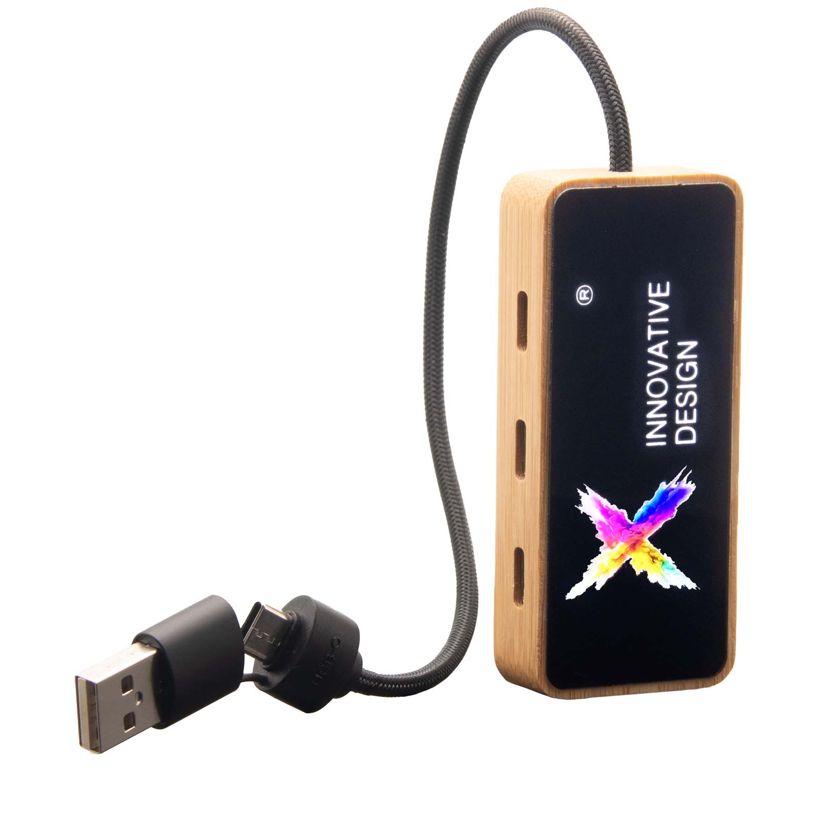 EcoTech 8-in-1 Houten USB Hub - Kapelle-op-den-Bos