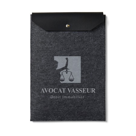 Eco Vilt Laptoptas 15" Met GRS Certificering - Beveren