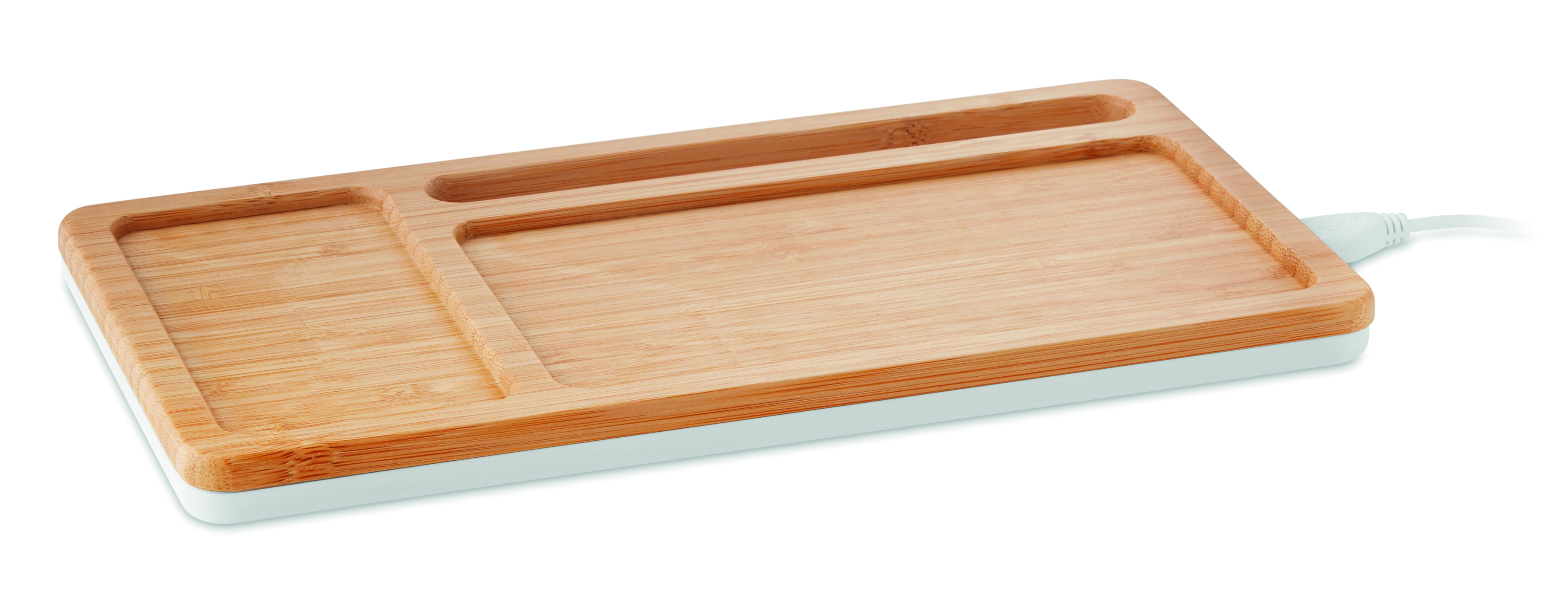 Bamboe Draadloze Oplaadstation - Schendelbeke
