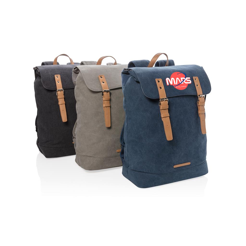 Canvas Laptop Rugzak PVC Vrij - Smeerebbe-Vloerzegem