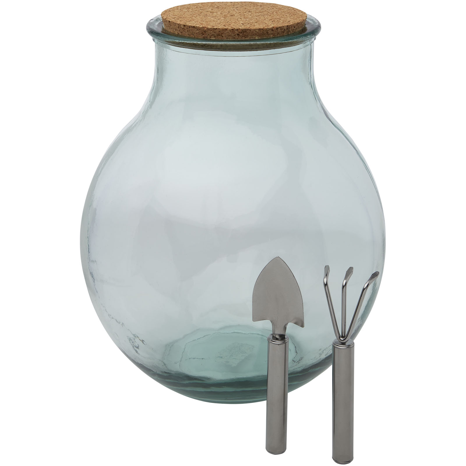 Gerecycled Glazen Terrarium Tuinset - Open Deinze