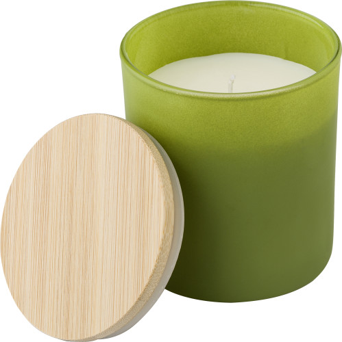 Bamboe Geurkaars Glas - Kaprijke
