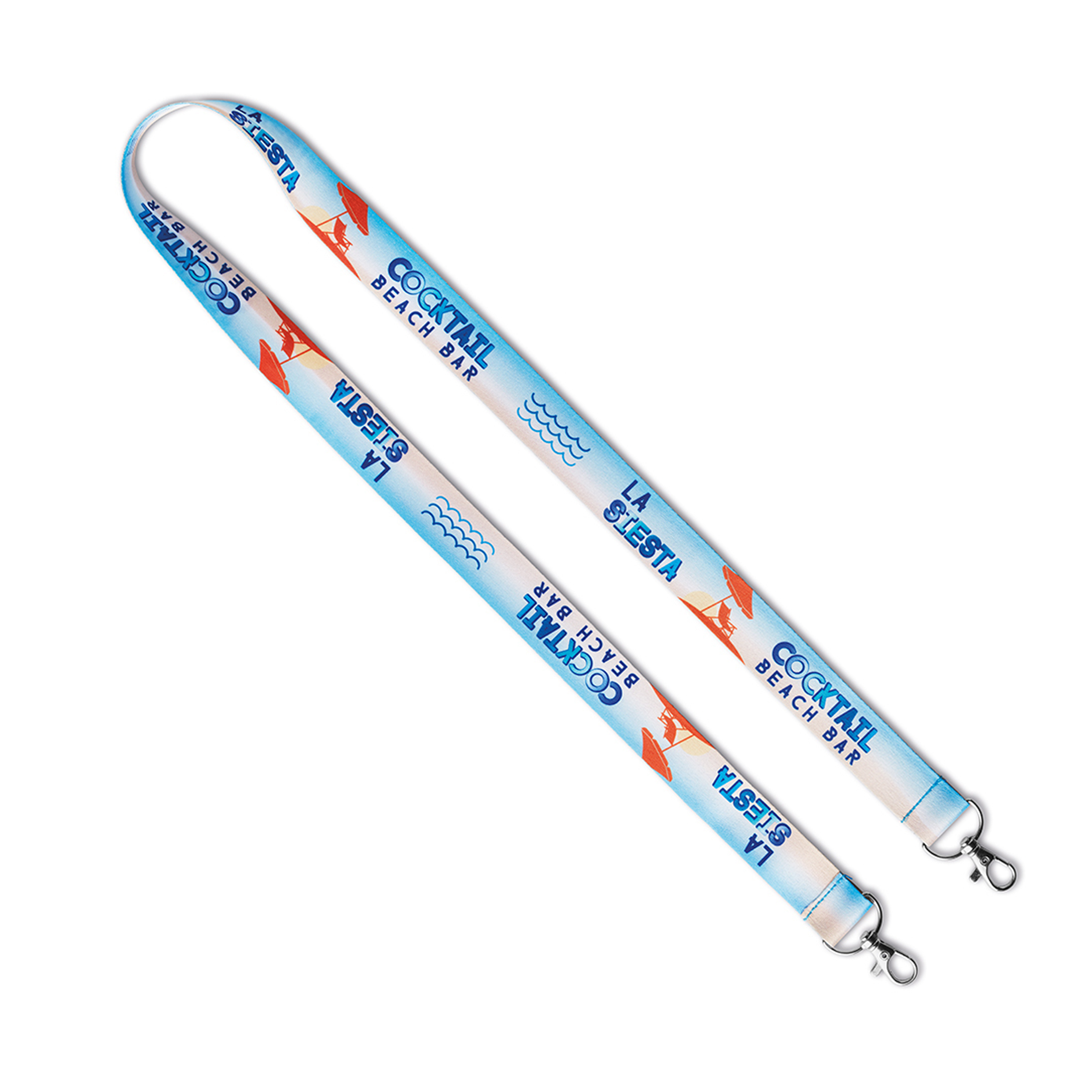 Dubbele Clips Sublimatie Sleutelkoord - Hove