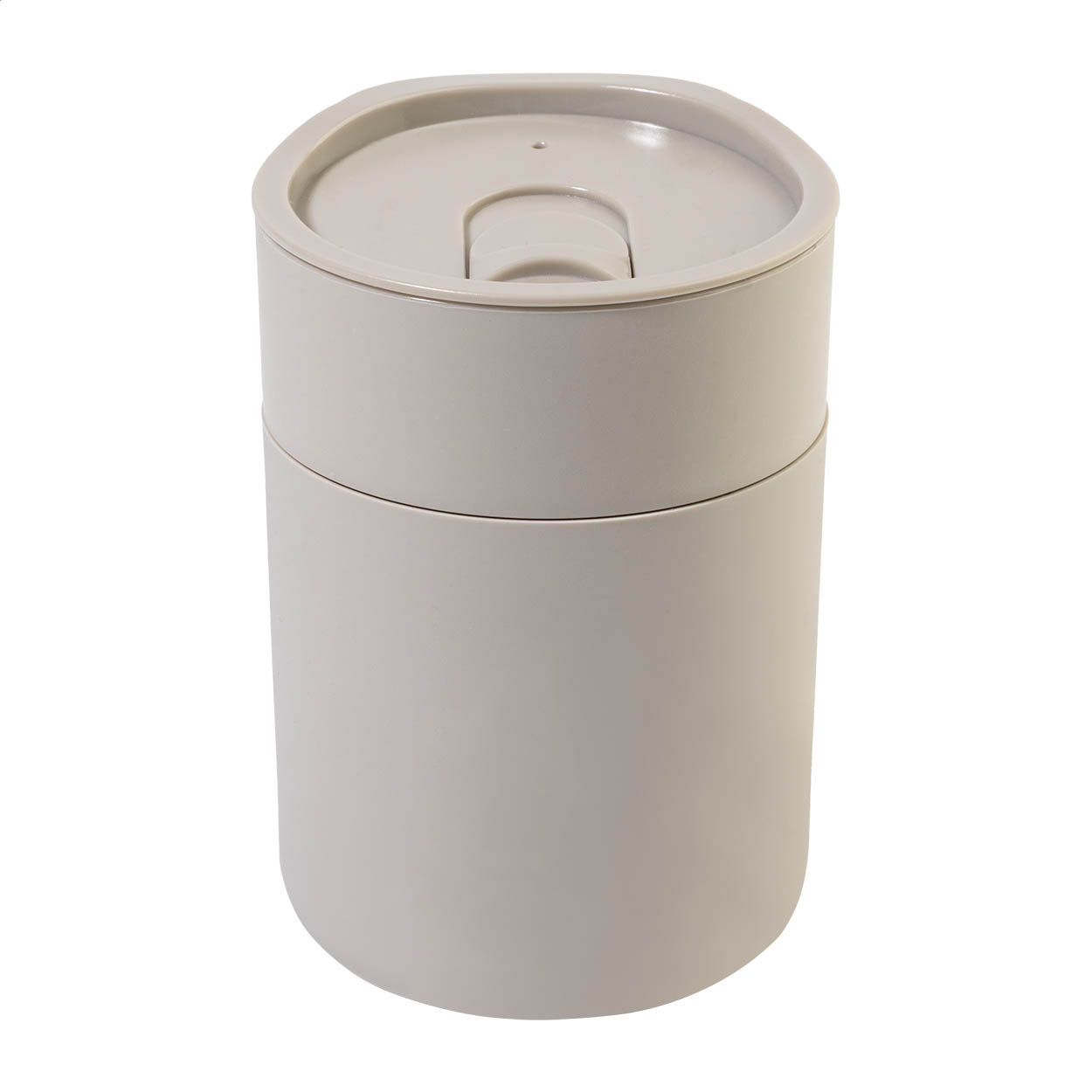 Sipicon PP reisbeker 350 ml met siliconen hoes en PS-deksel, met logo bedrukken met logo