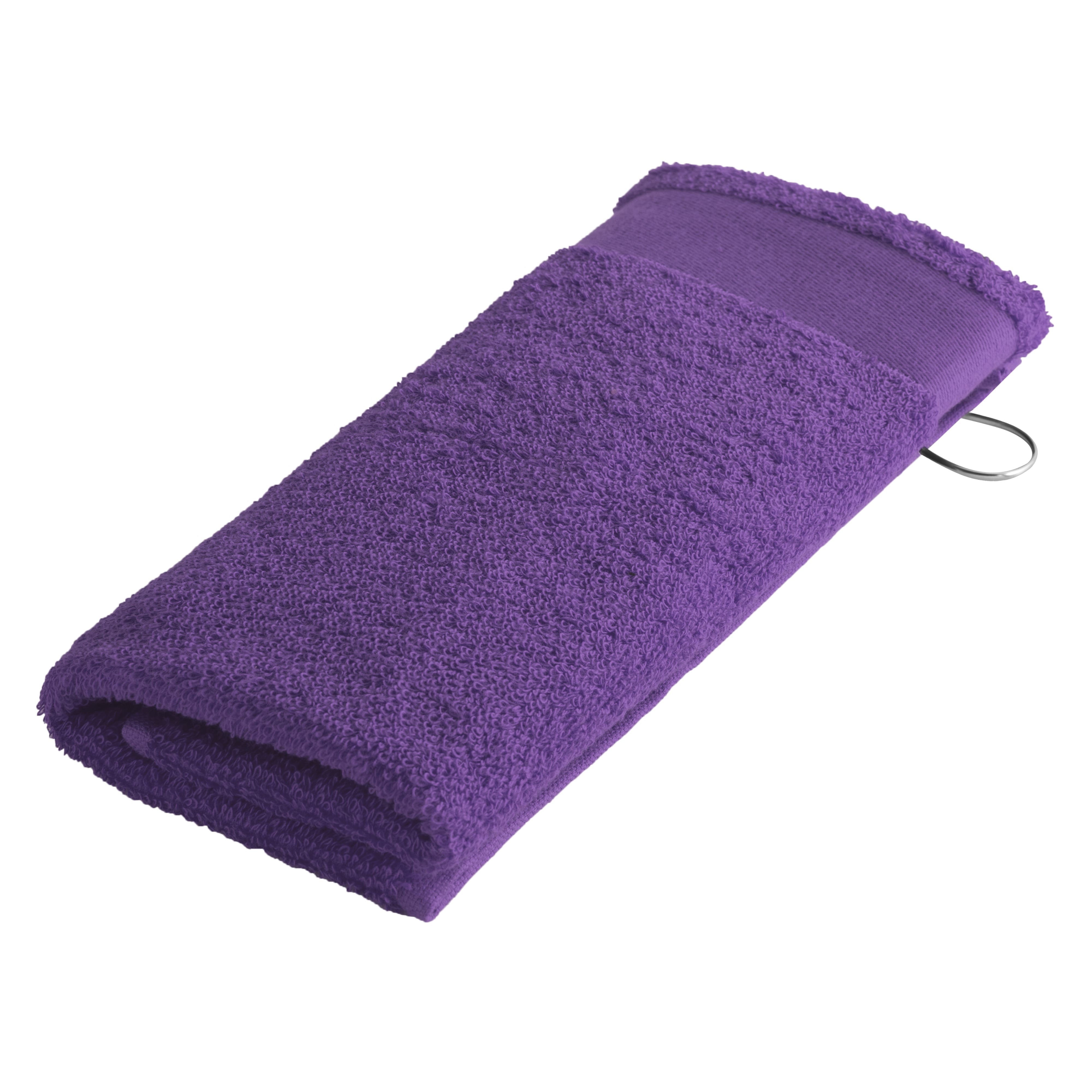 Golfhanddoek met clip 55x30 cm, 450 g/m2 - Herzele