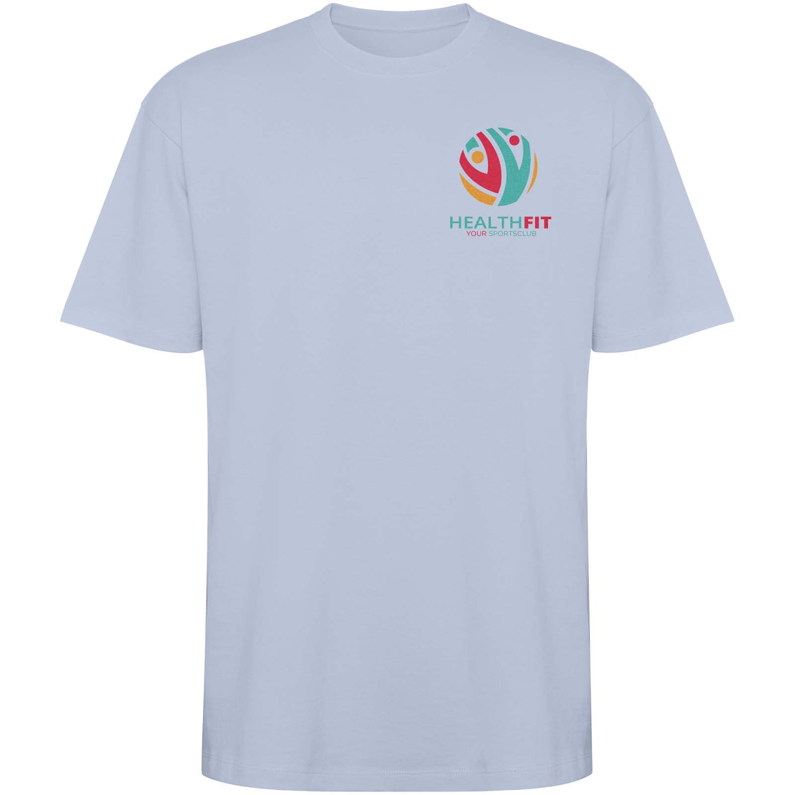 Stijlvolle oversized T-shirt met korte mouwen - As bedrukken met logo