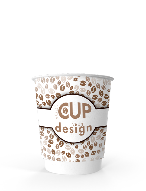Dubbelwandige Papieren Beker 230ml - Nieuwerkerken