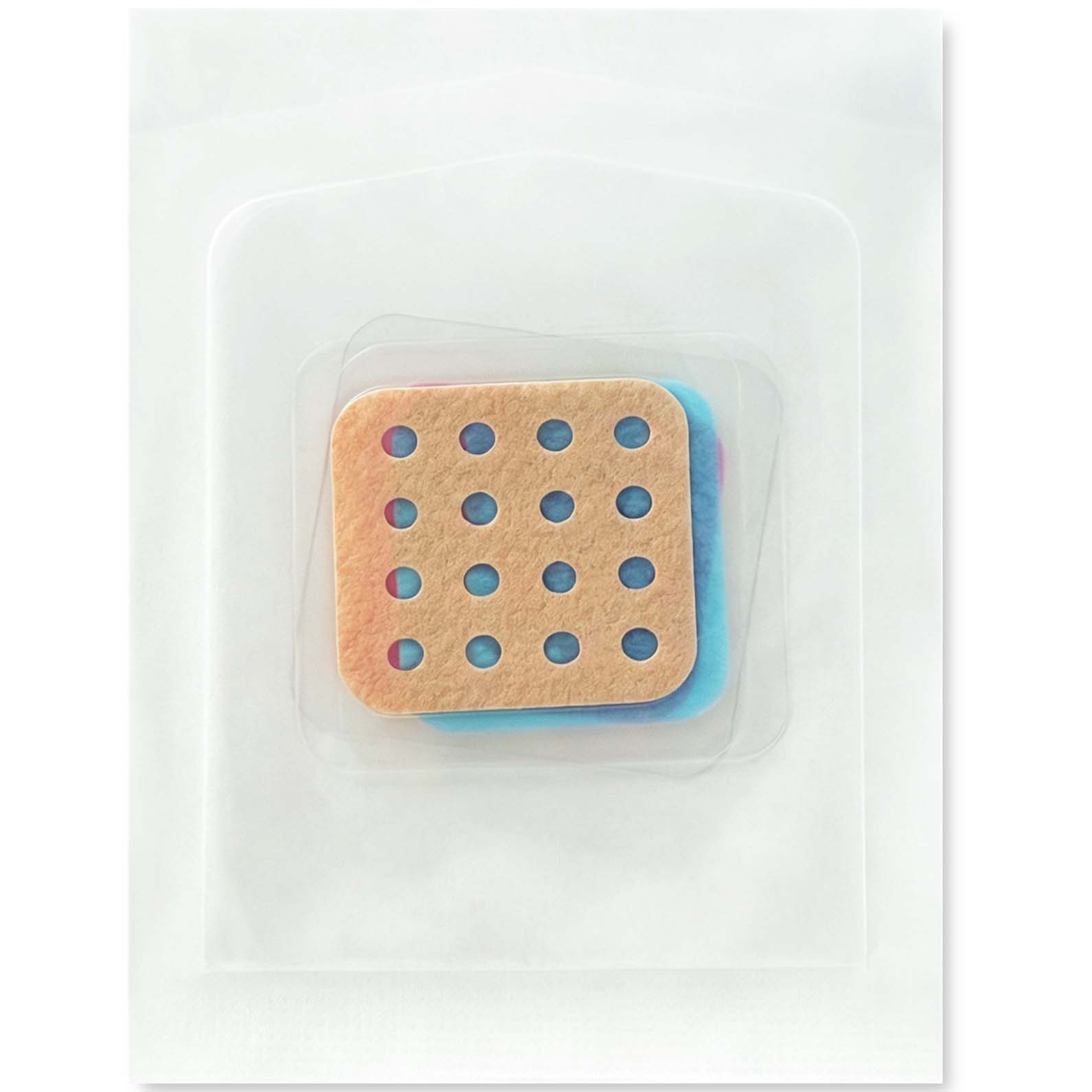 Set van 3 anti-krabpleisters in bedrukbare papieren envelop, logo bedrukken met logo