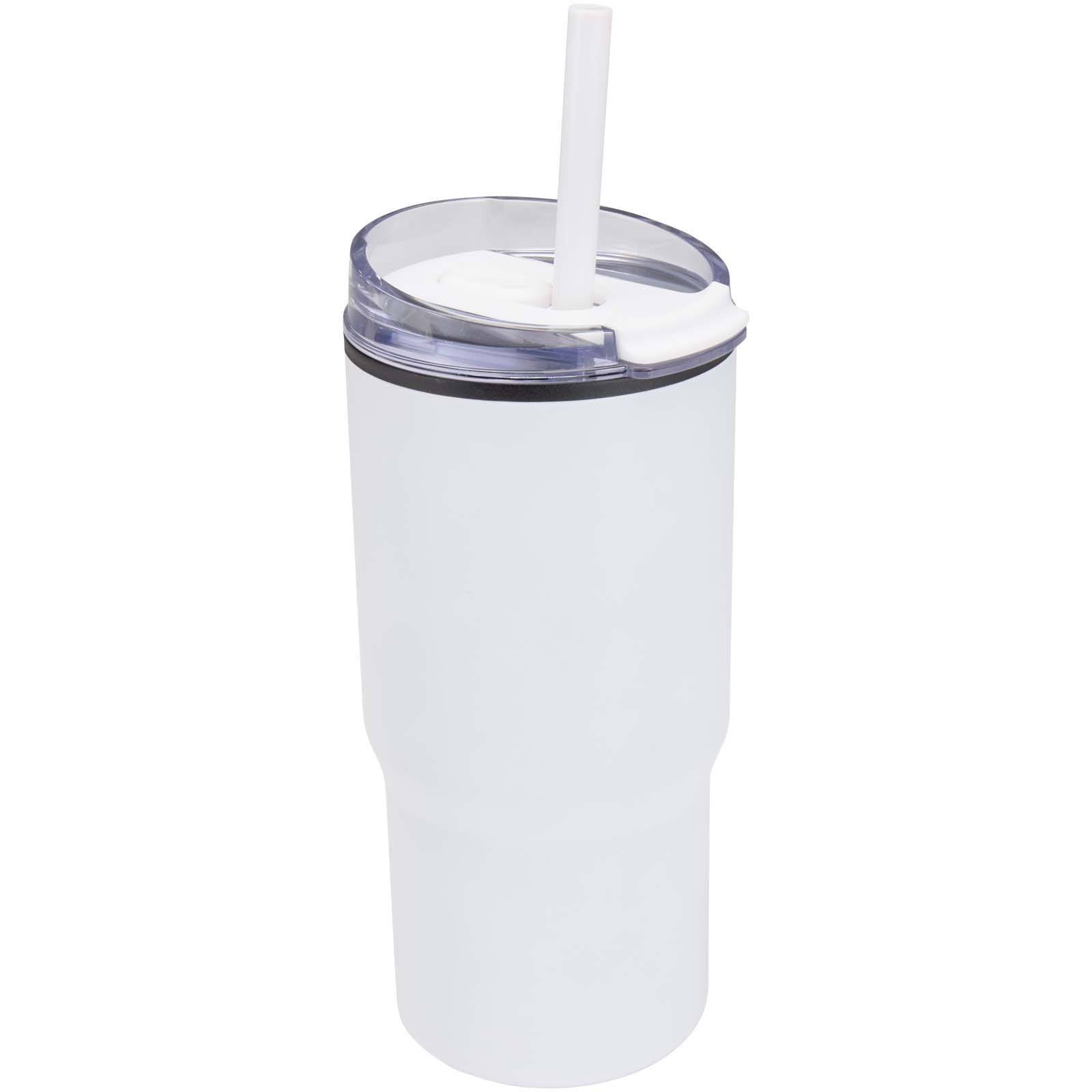 Westin 540 ml RCS gerecyclede dubbelwandige thermosbeker met rietje