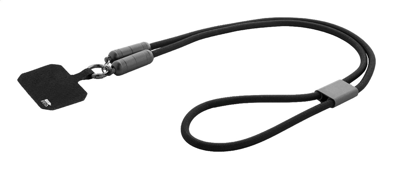 Snelkabel 60W RPET Mobiele Lanyard - Huldenberg