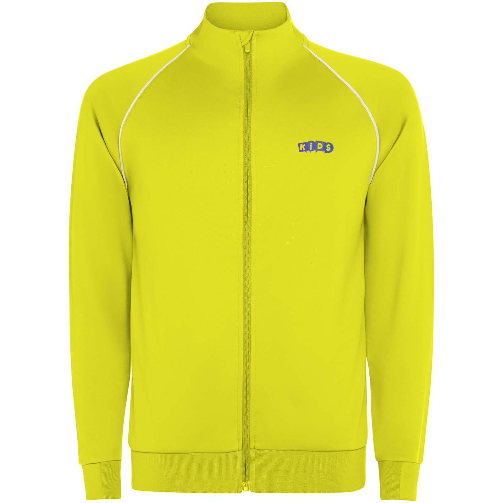 Valier-sweatshirt voor kinderen met doorlopende rits bedrukken met logo