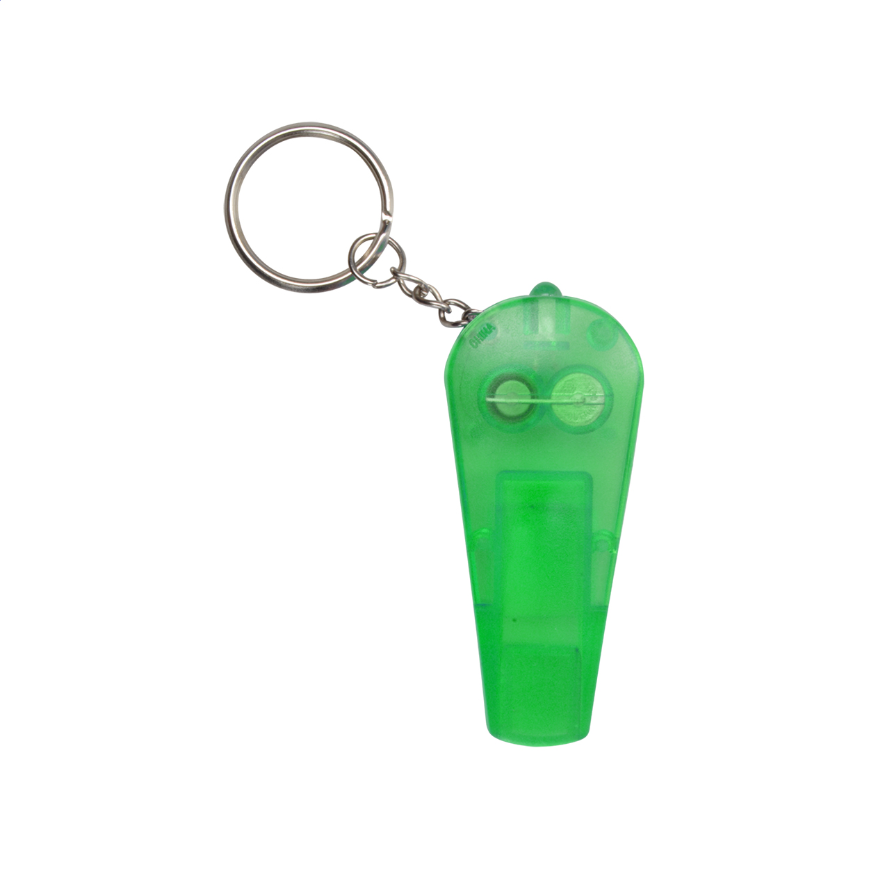 Coach fluitje met sleutelhanger en mini zaklamp, bedrukt met logo bedrukken met logo