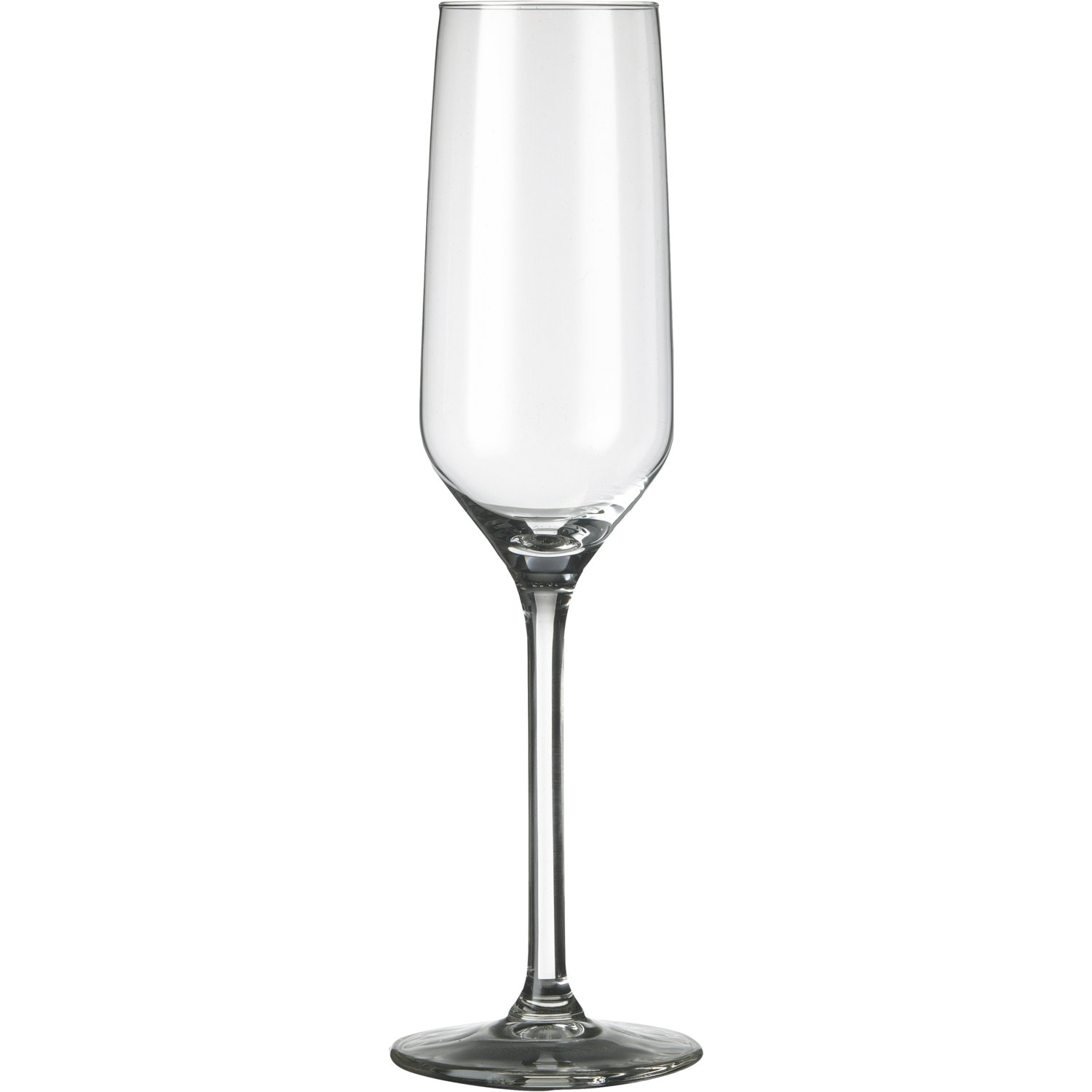 Royal Leerdam champagneflûte Carré 22 cl met logo, set van 6