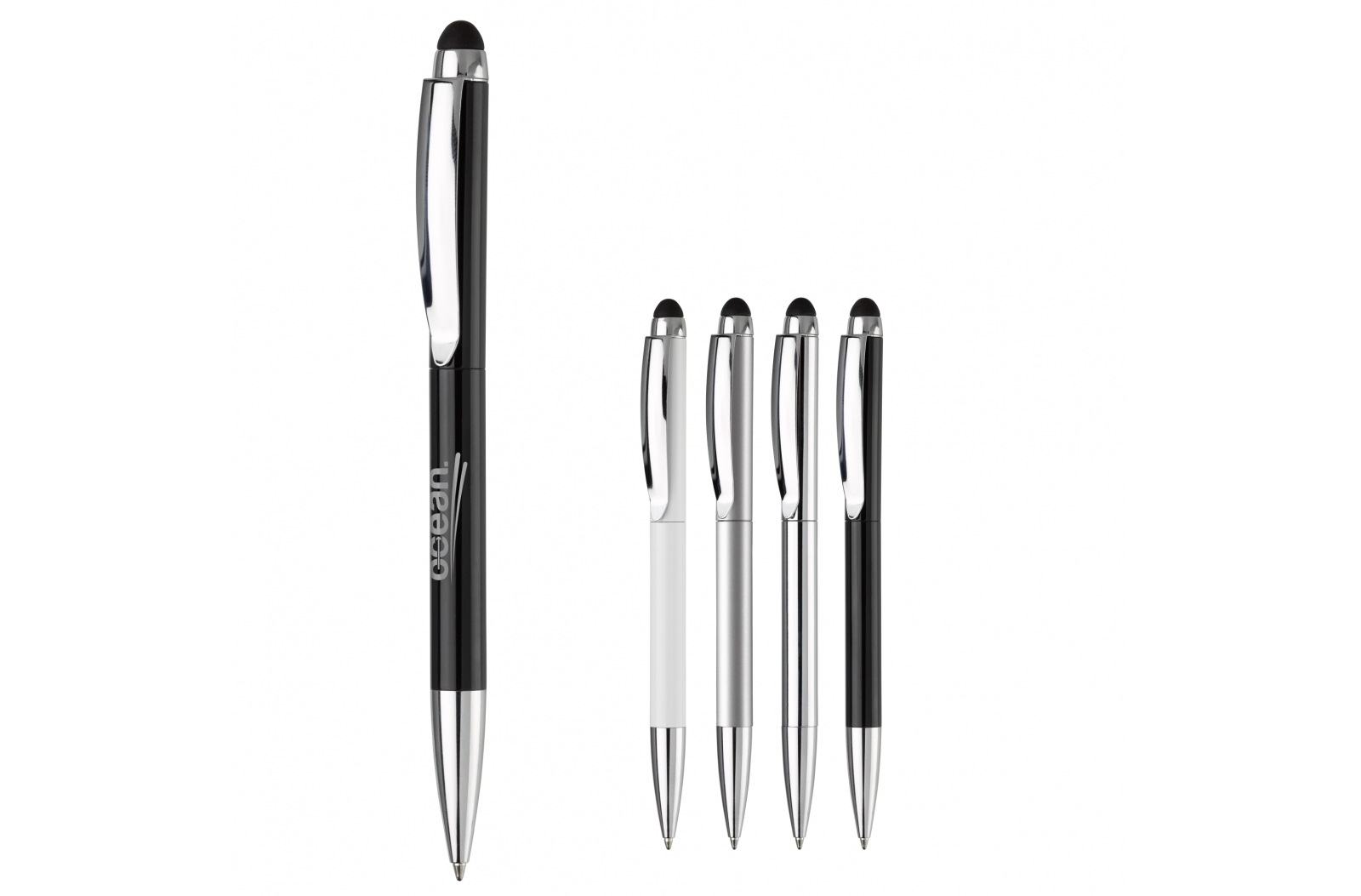 Stijlvolle Metalen Stylus Balpen - Bever