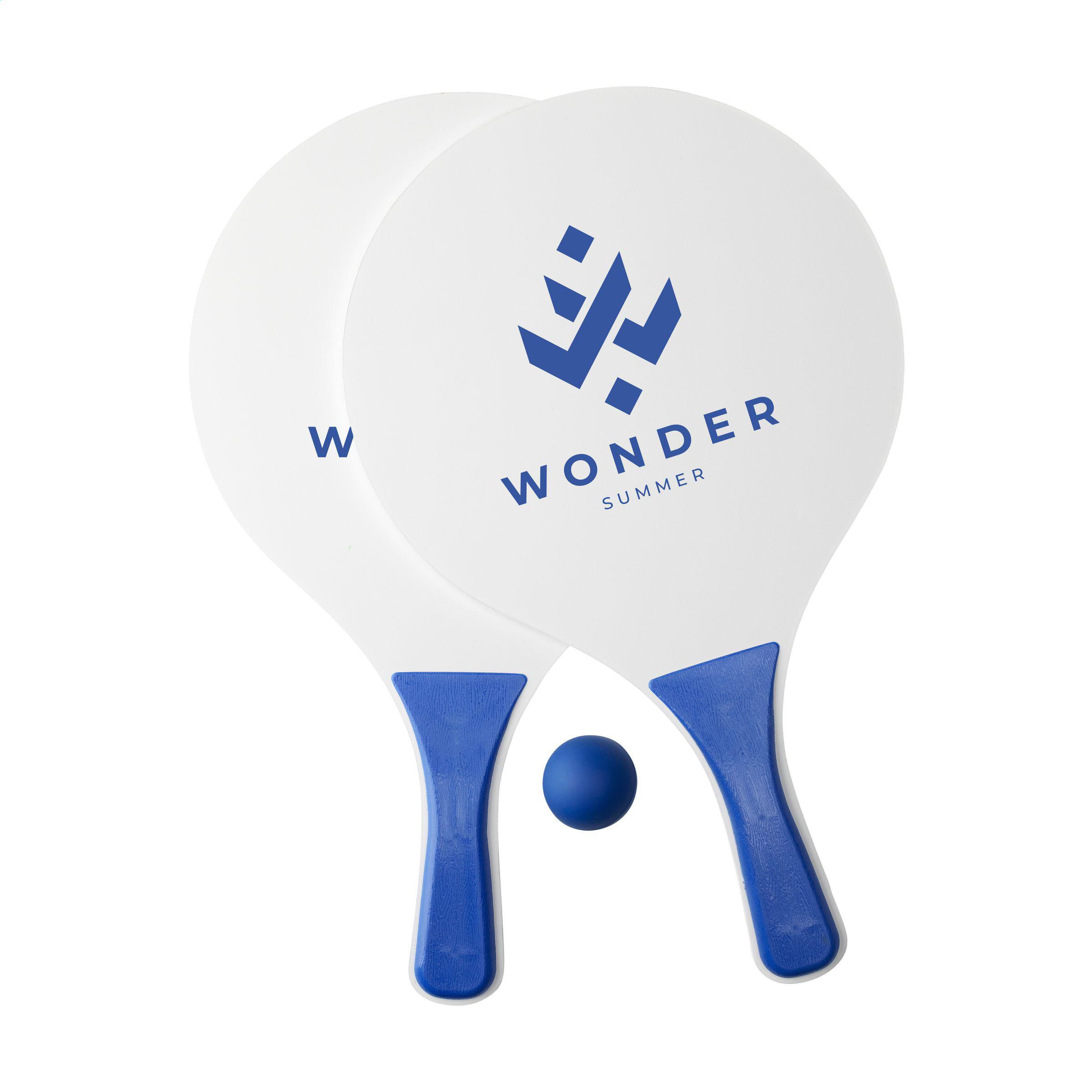 Nim BeachTennis strandspel bedrukken met logo