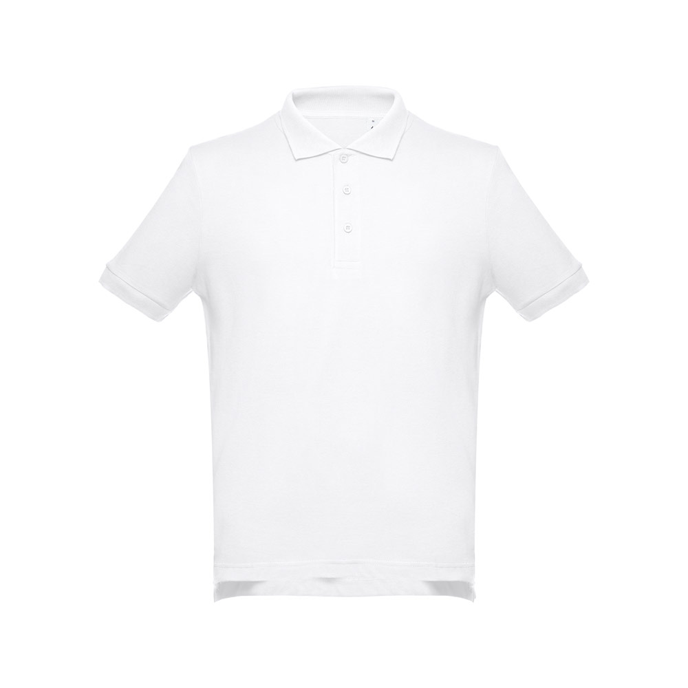 Witte Katoenen Piqué Polo - Affligem