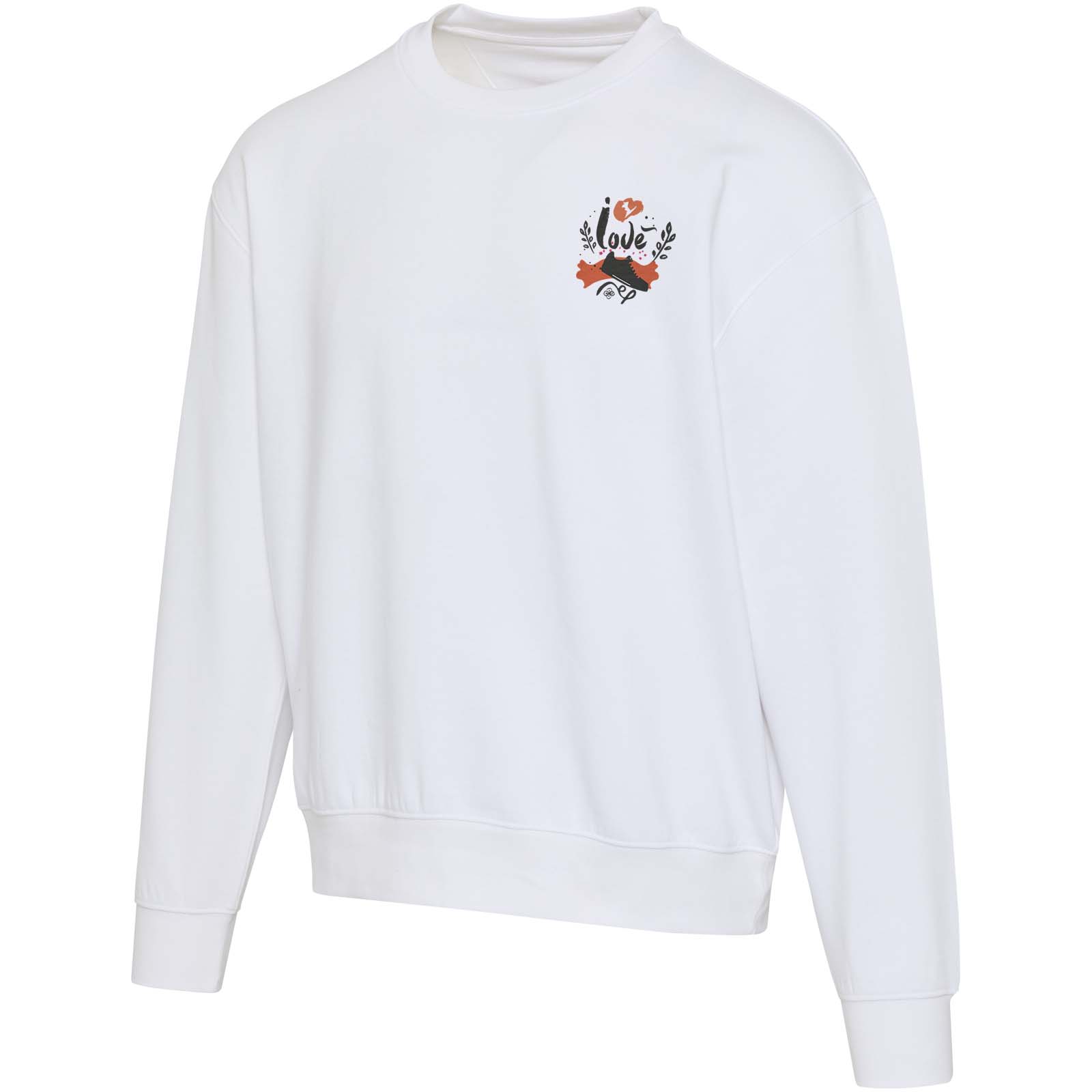 Boris 280 g/m2 unisex OCS organisch oversized trui met ronde hals