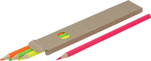 Houten markeerstift potloodset - Huldenberg