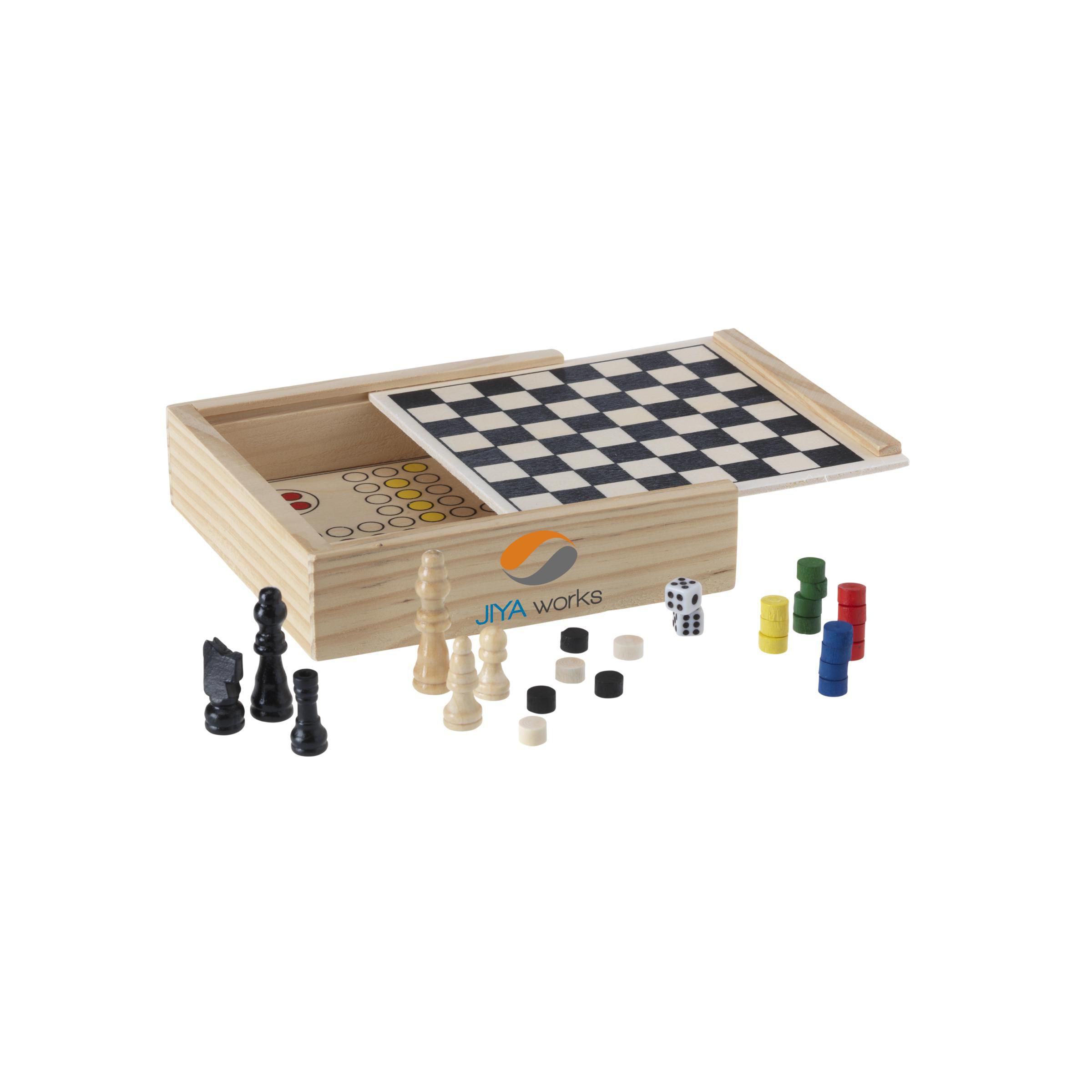 Houten Spellen Set 5-in-1 - Bocholt