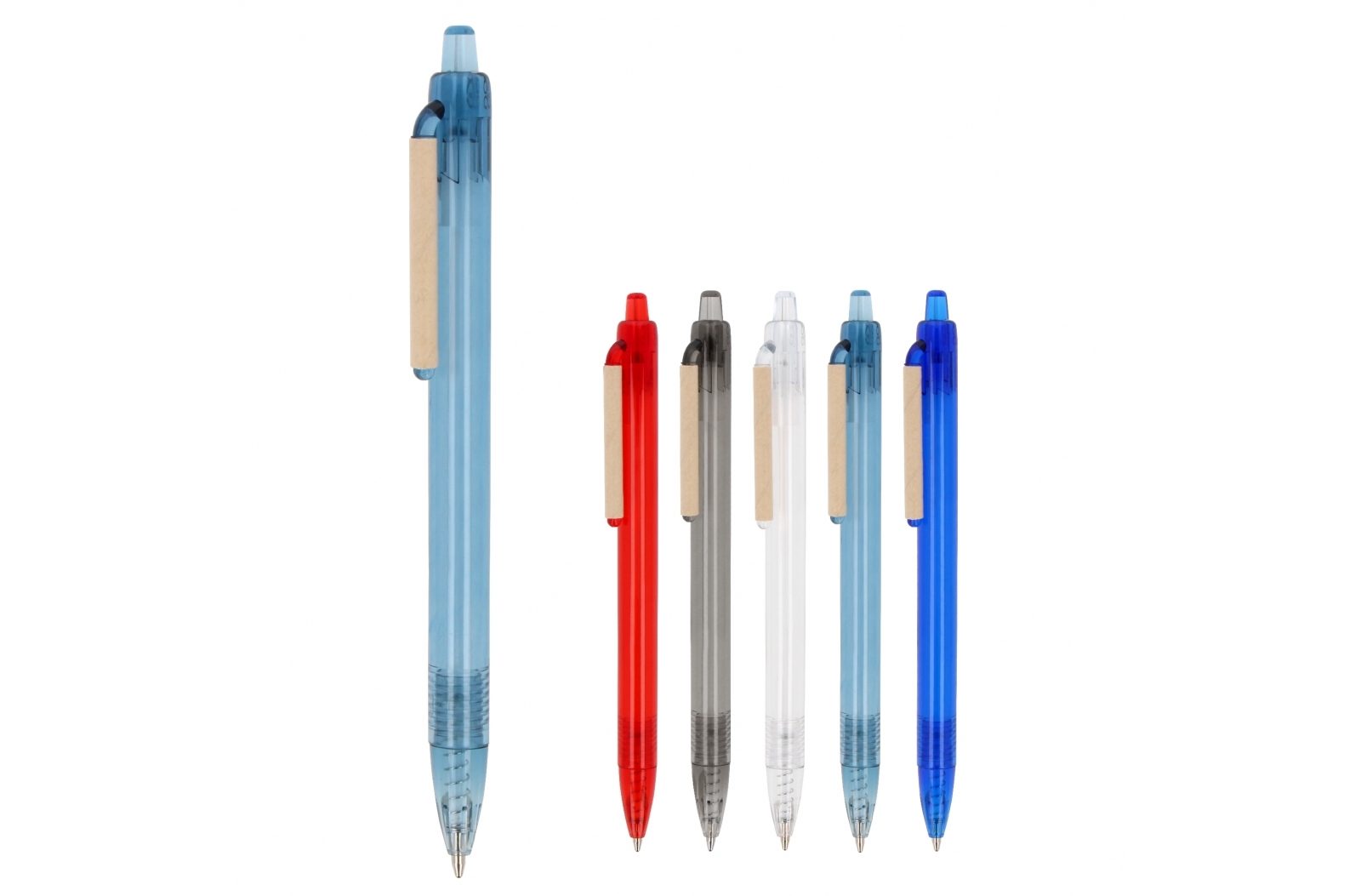 Stylo à bille trombone en plastique recyclé des océans