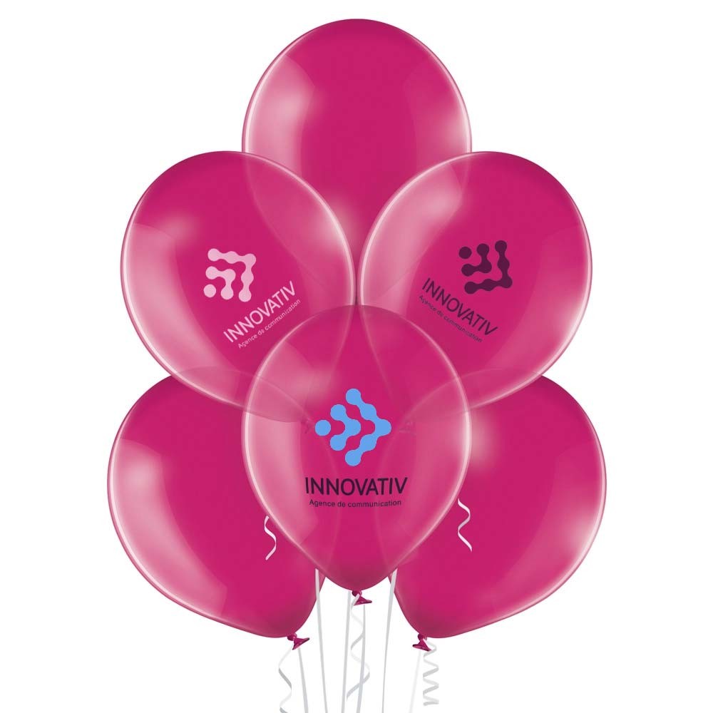 Natuurlatex ballonnen crystal | Ø 33 cm | snelle levering | gemaakt in EU