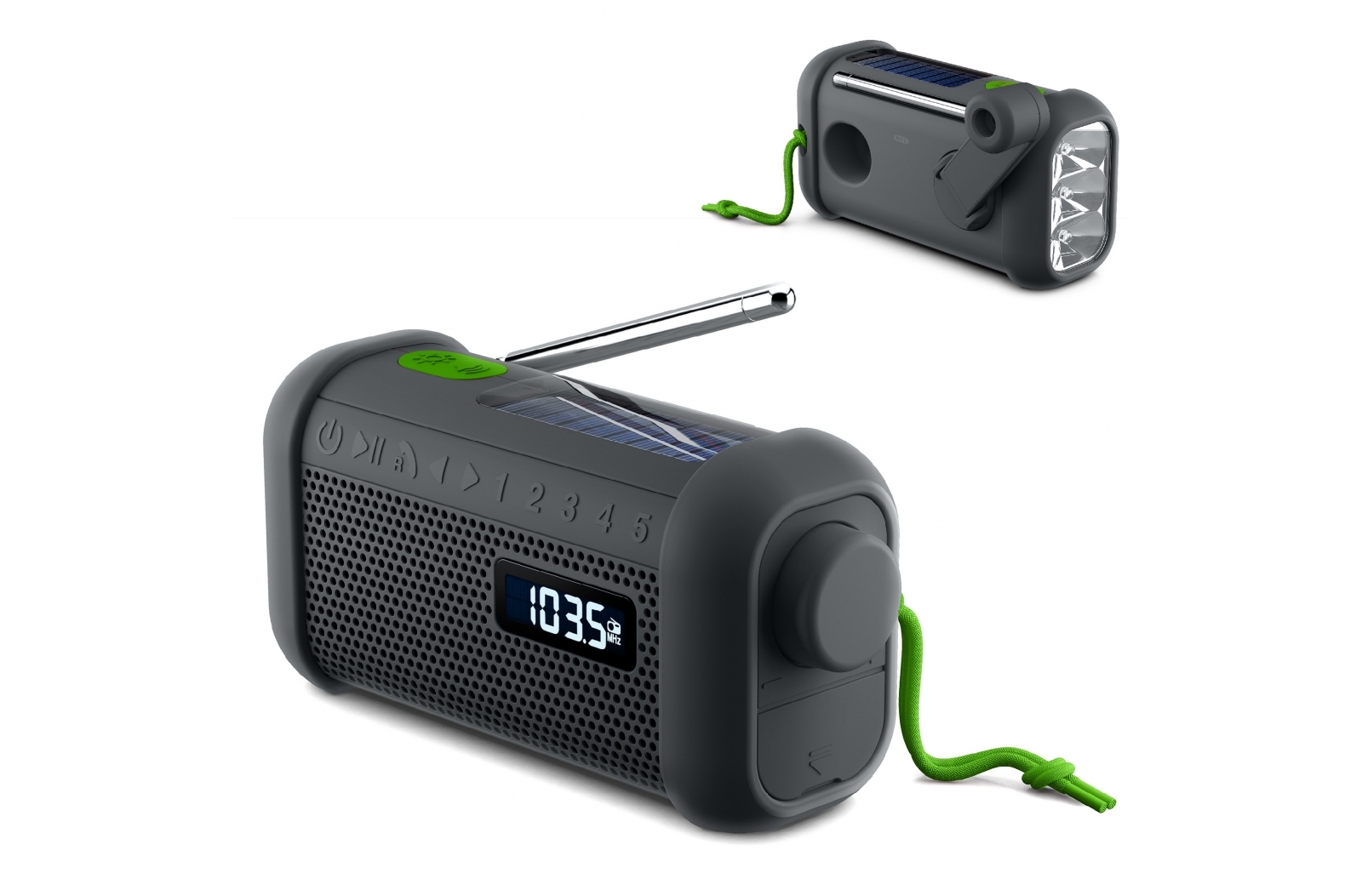 Solaris Wind-Up Bluetooth Radio - Dilbeek