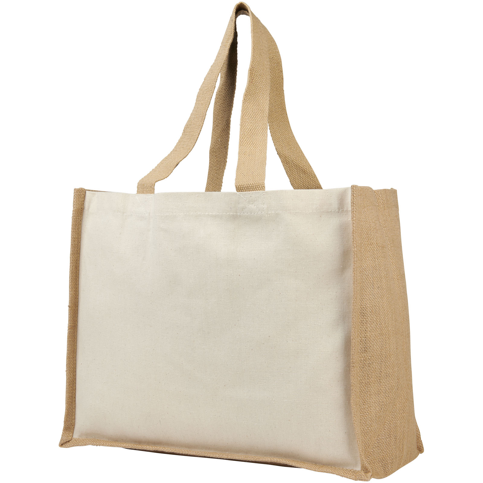 Canvas en Jute Boodschappentas 23L - Wevelgem