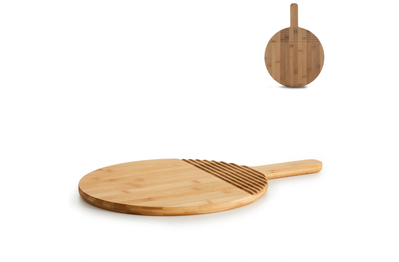 Ronde Bamboe Snij- en Serveerplank - Vechmaal