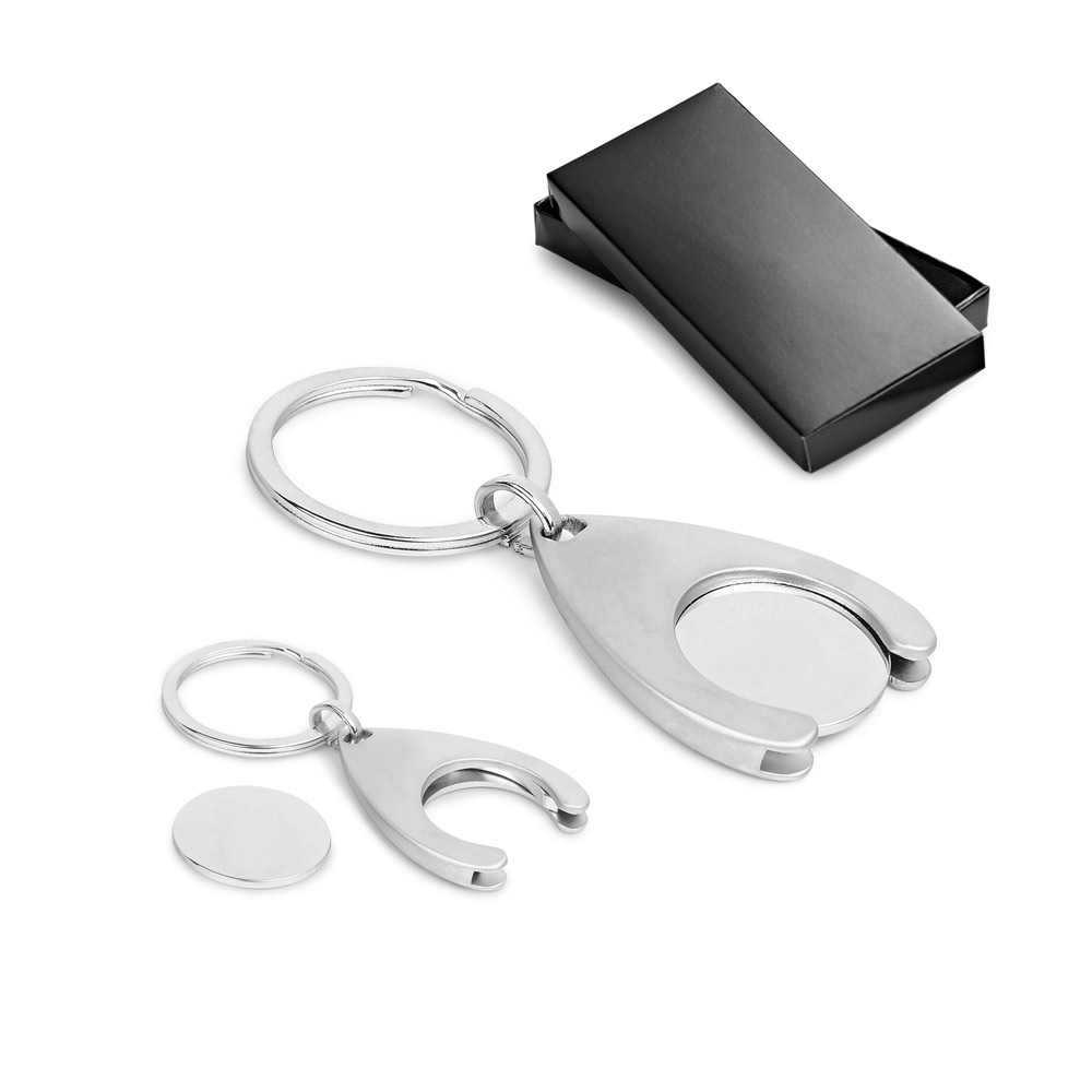 Metaalwinkelsleutelhanger - Pepingen