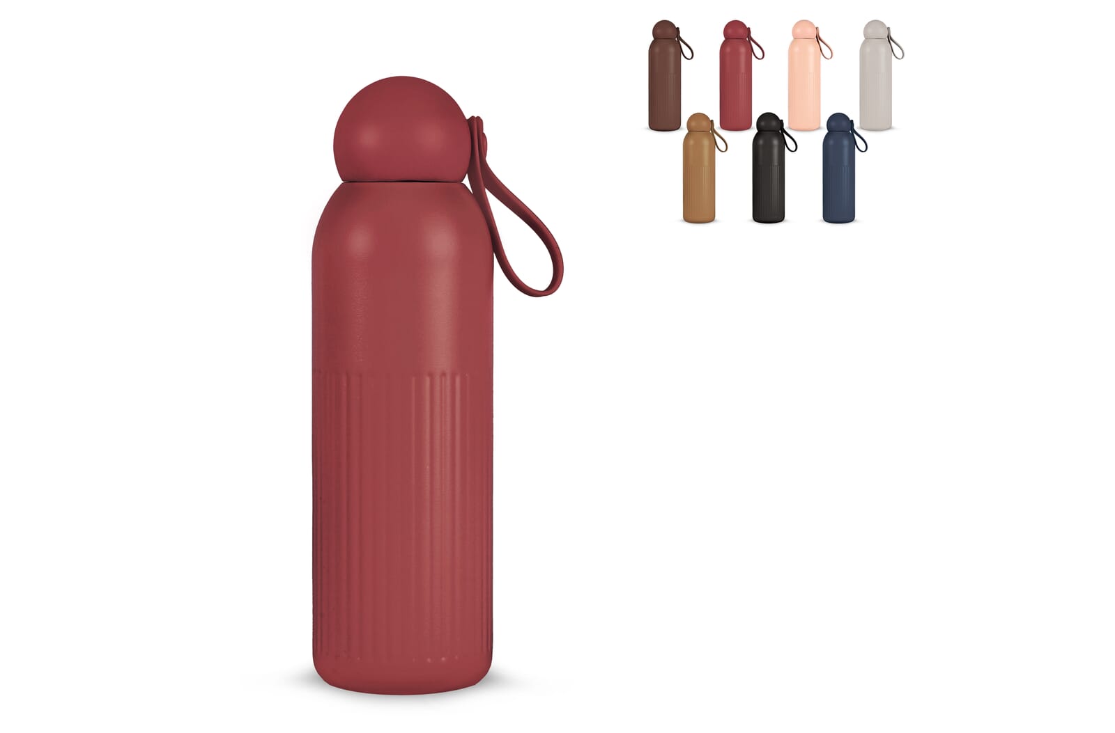 Sagaform Tekla stalen fles (gerecycled) 500 ml bedrukken met logo