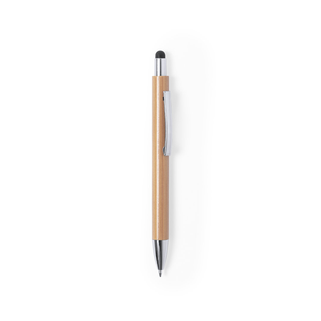 Bamboe Stylus Balpen - Alveringem