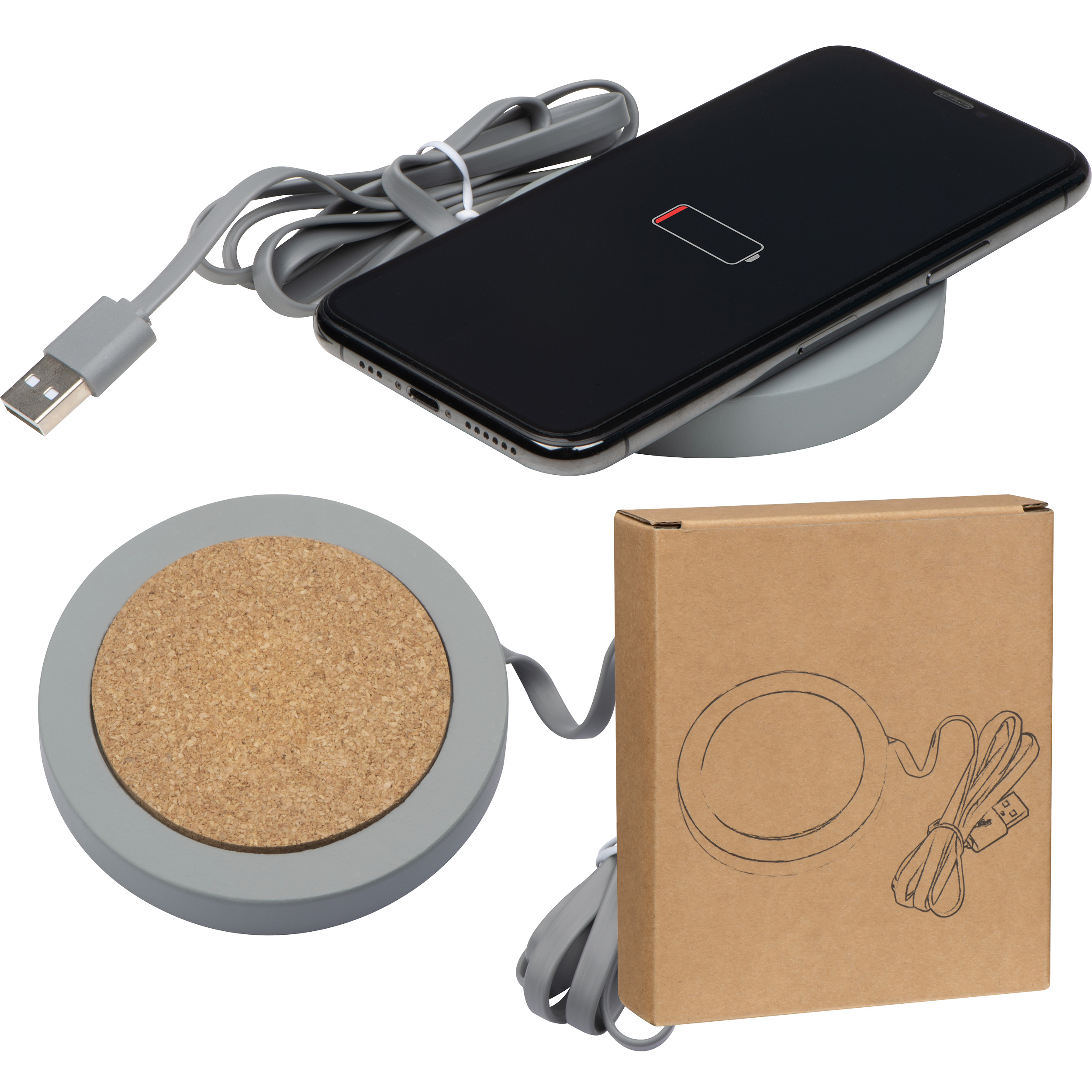 Draadloze Oplader van Kalksteen Cement - Pelt