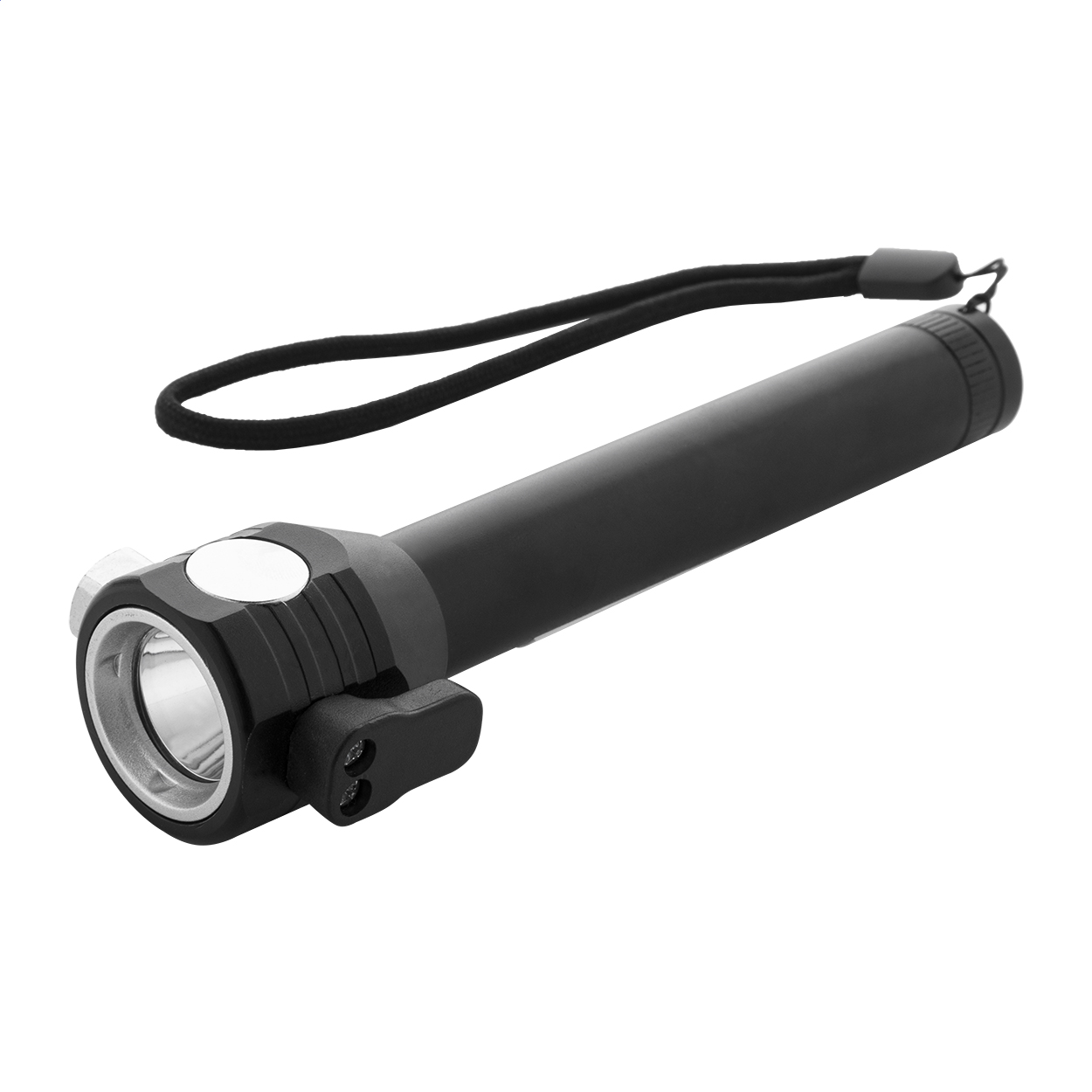 Hemmerg 3-in-1 zaklamp met noodhamer en gordelsnijder, met logo