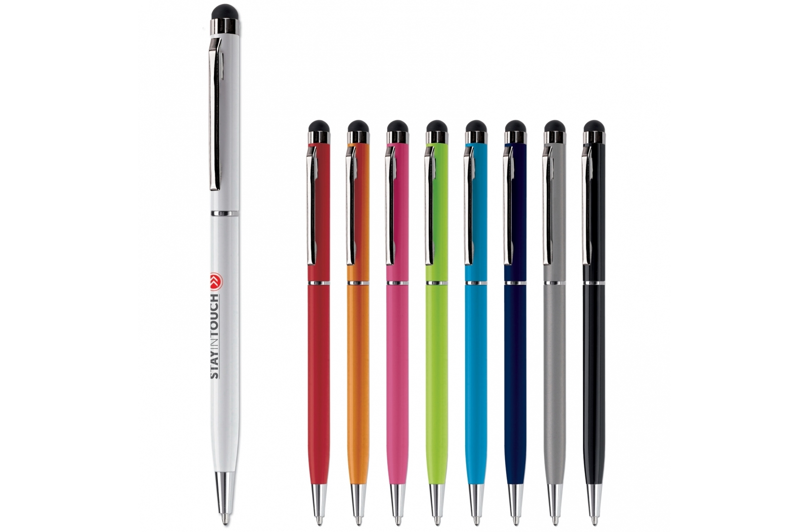 Draaibare Aluminium Touchpen - Kortenaken