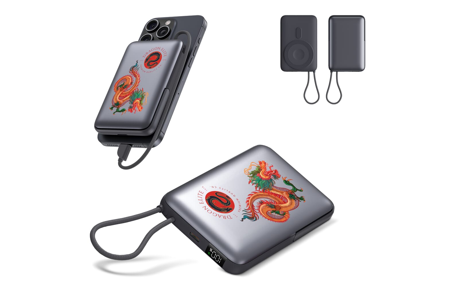 Nova Draadloze Powerbank Geschikt voor MagSafe en Apple Watch 10000 mAh