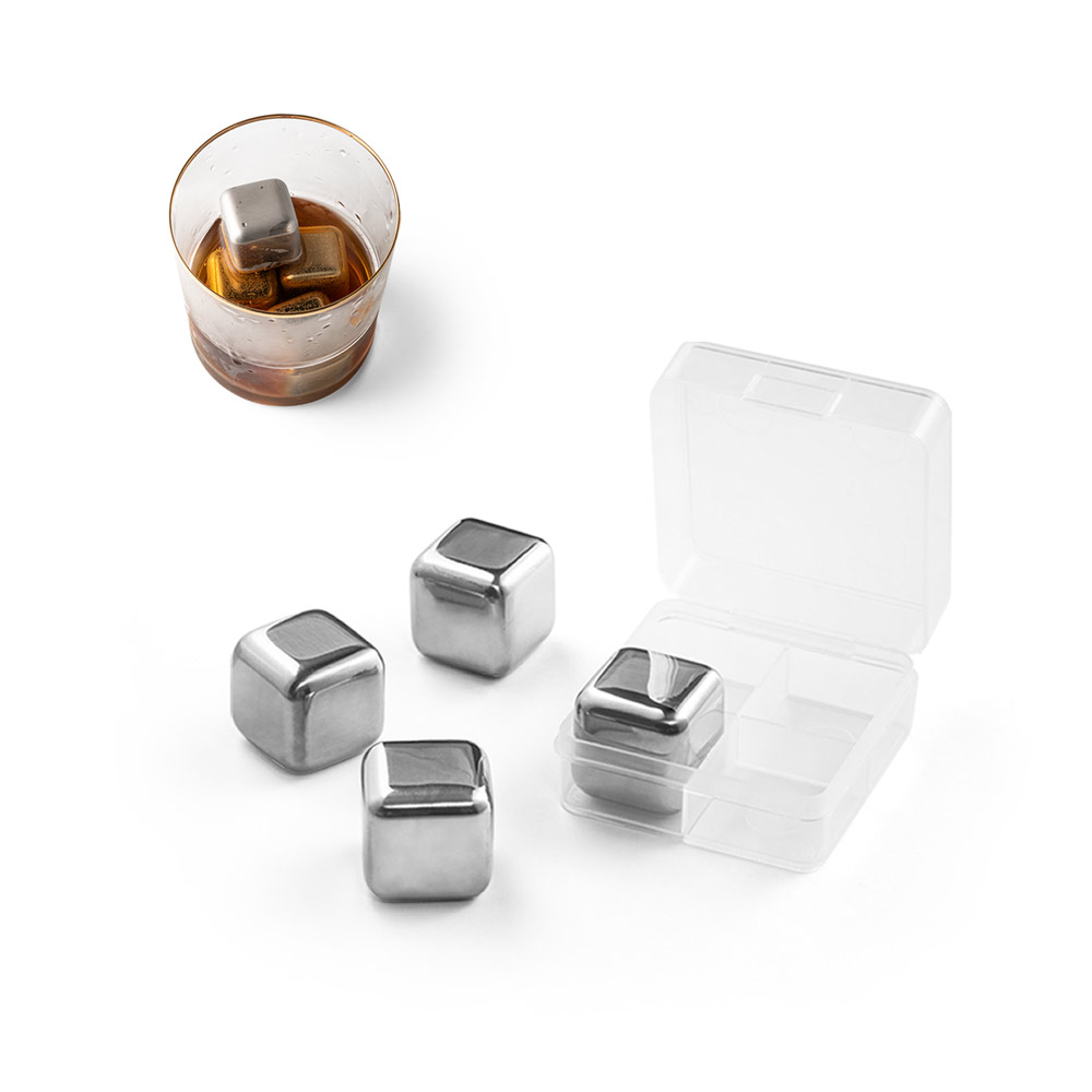 Stalen Ijsblokjes Set - Temse