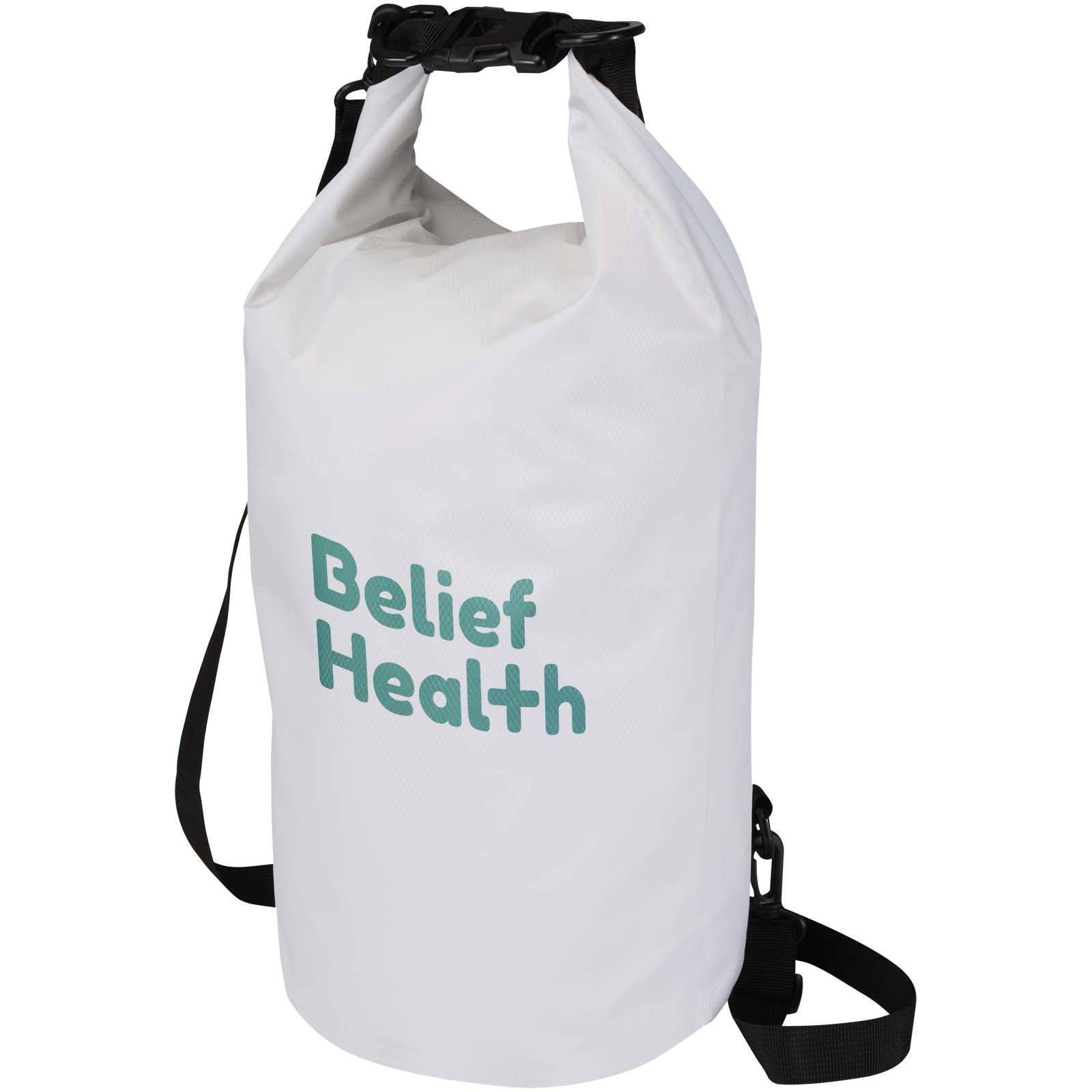 Camper waterdichte reistas 10 L van gerecycled polyester met logo