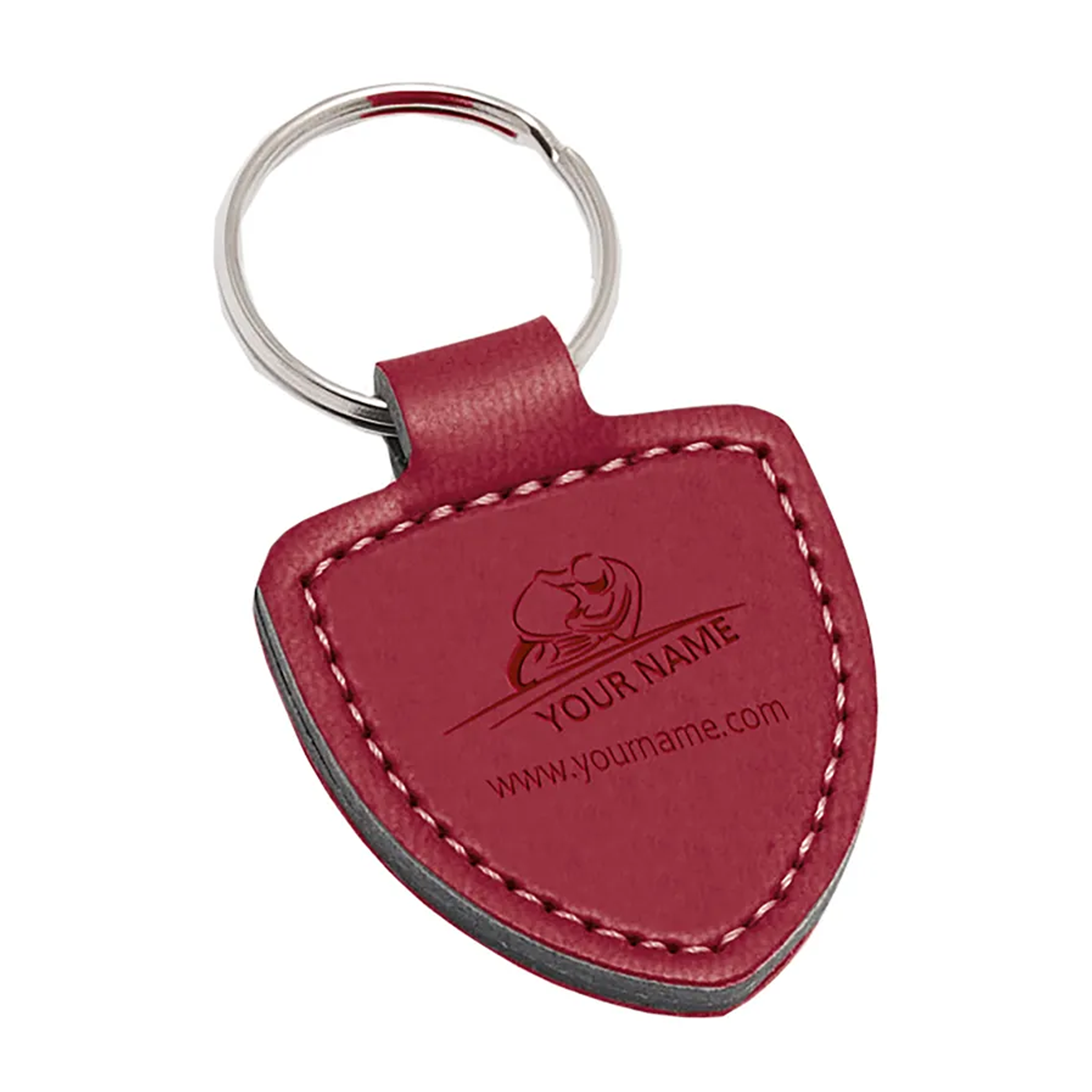 Stylish Embossed Keyring - Waarbeke