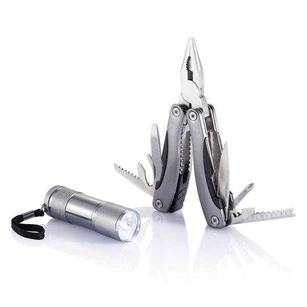 Multifunctionele Gereedschap en Zaklamp Set - Idegem