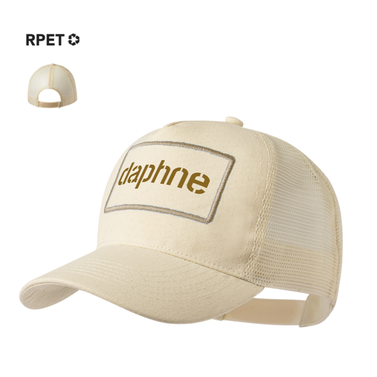 Duurzame RPET Trucker Pet - Lochristi