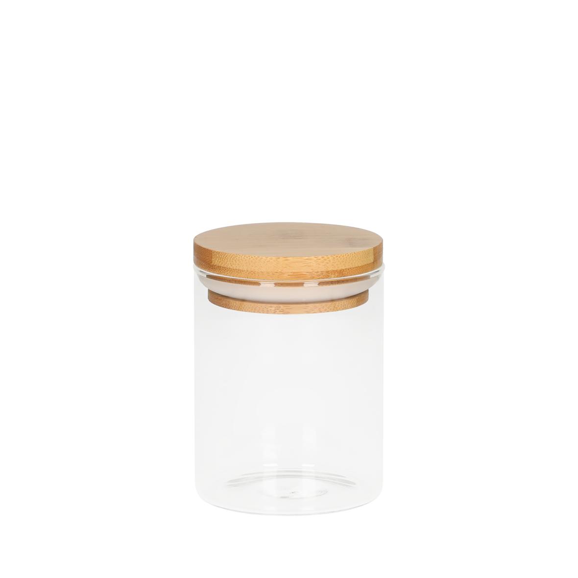 Bamboe Glazen Voorraadpot 375 ml - Bornem