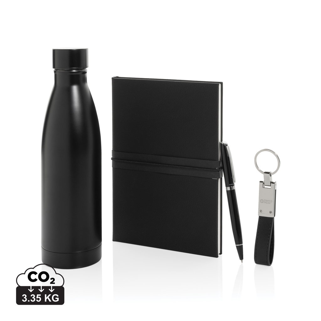 Swiss Peak RCS deluxe zakelijke geschenkset met waterfles