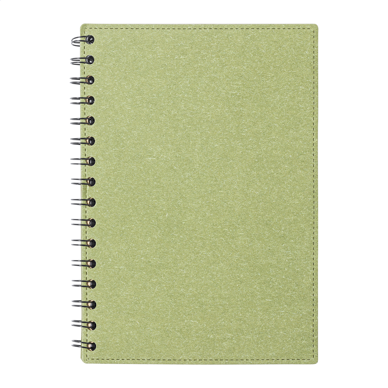 Biloba A5 spiraalnotitieboek van gerecycled papier met harde kaft