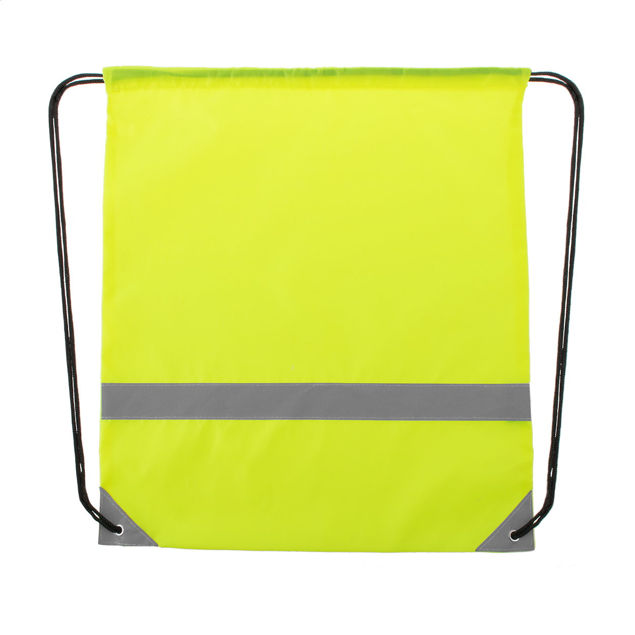 Vidraw reflecterende rijgkoordtas van 190T polyester met logo bedrukken met logo